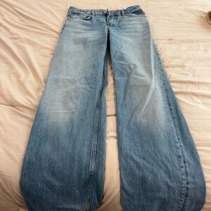 Zara Light Blue Boot Cut Jeans